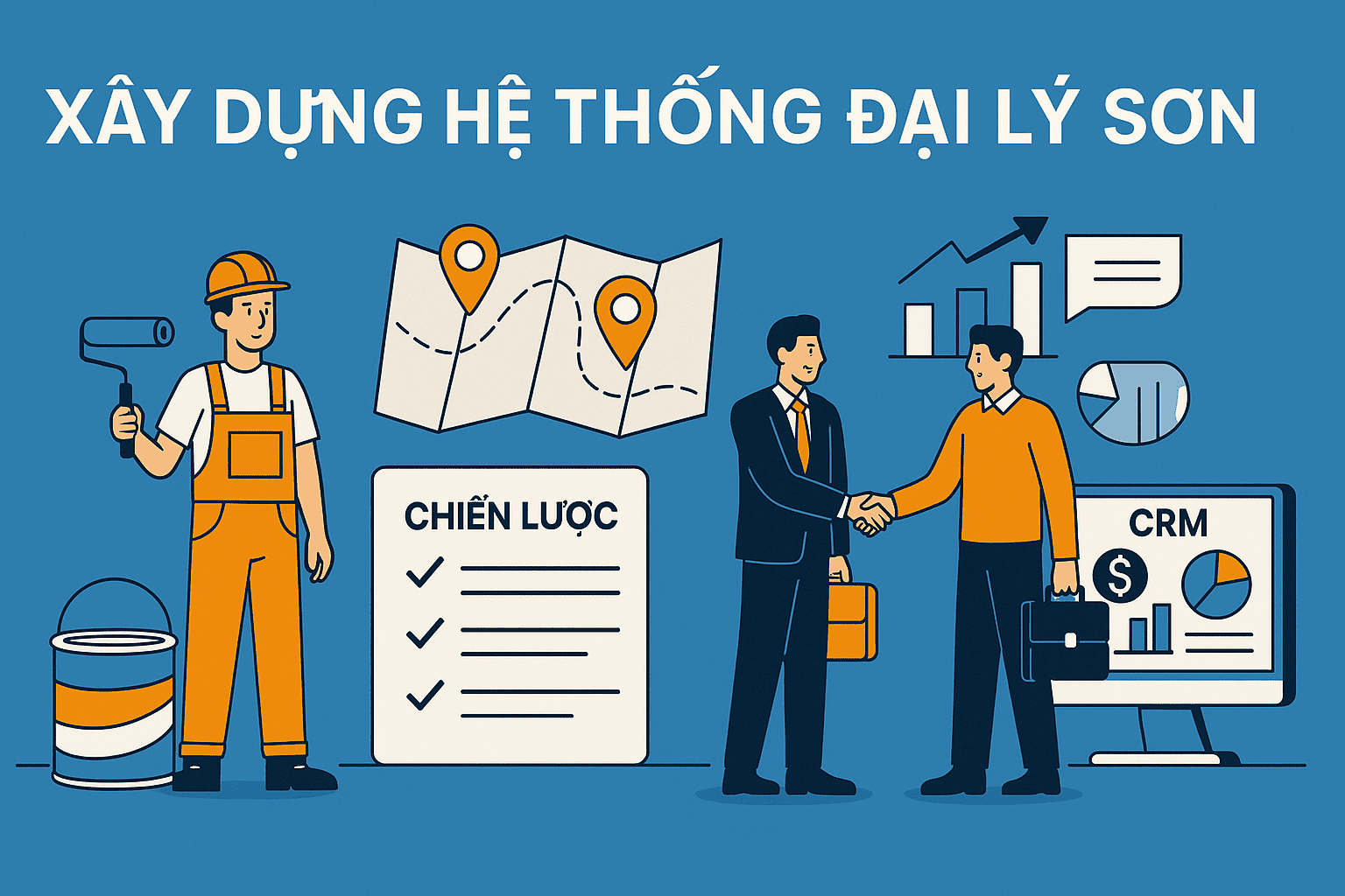 Xây dựng hệ thống nhà phân phối sơn